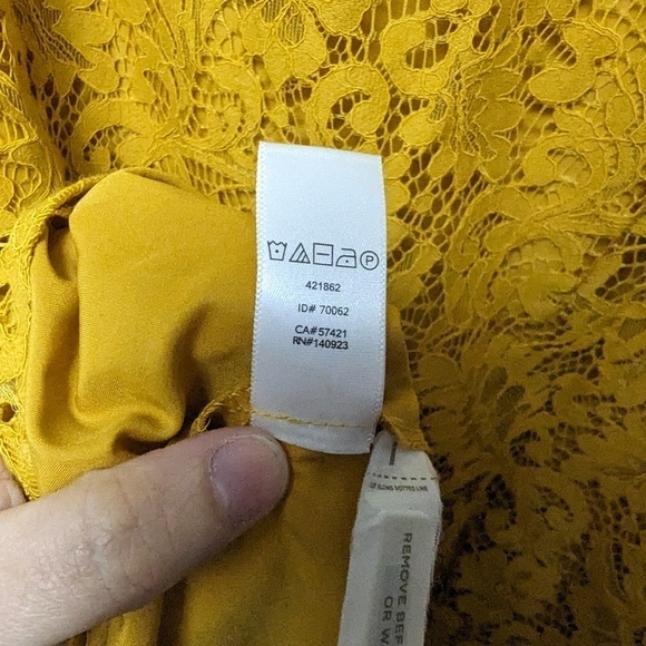 Loft Lace Shift Dress Sz 4 - Picture 11 of 11